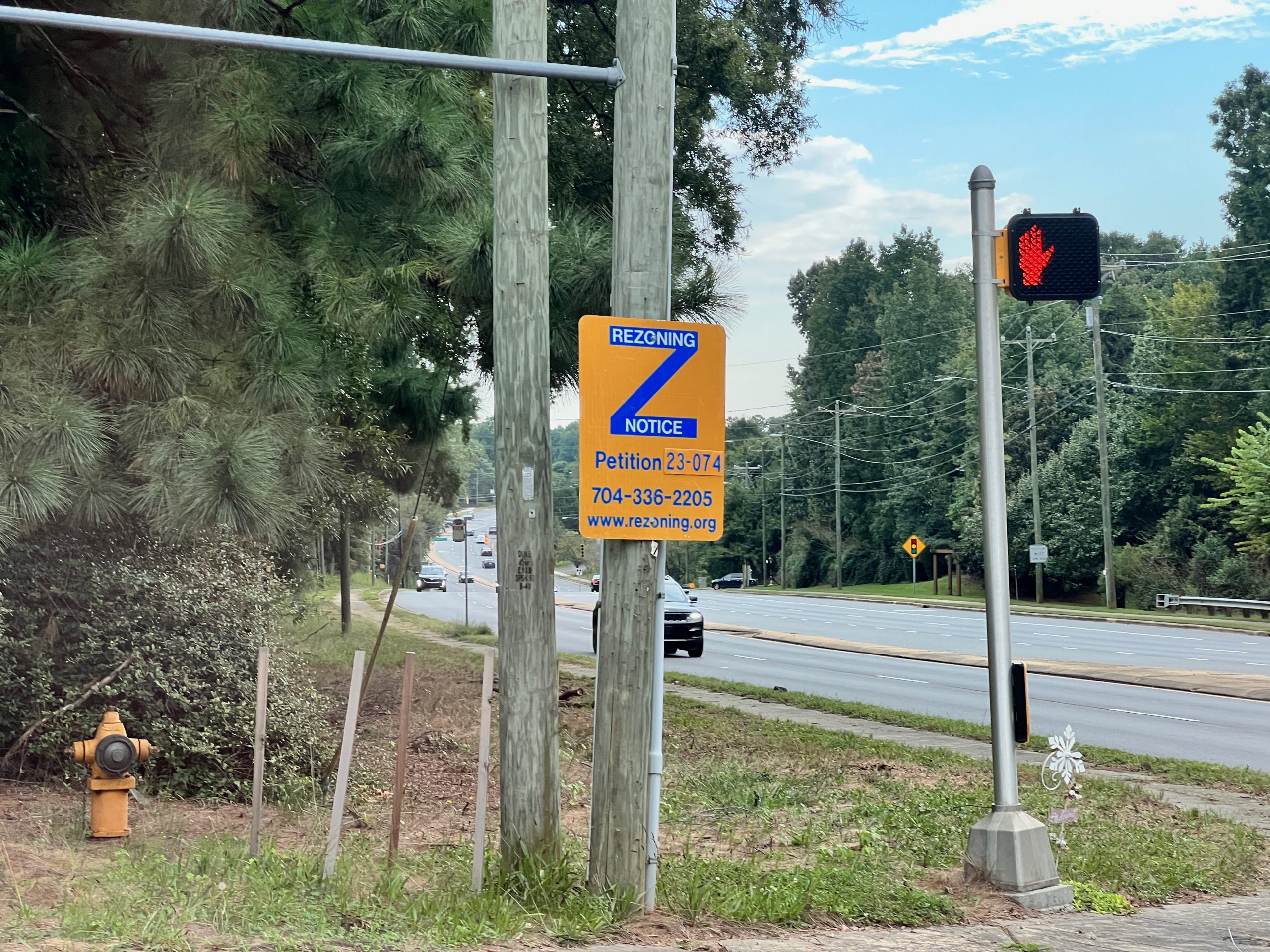 Rezoning Signs Posted